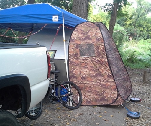 pop-up side-tent