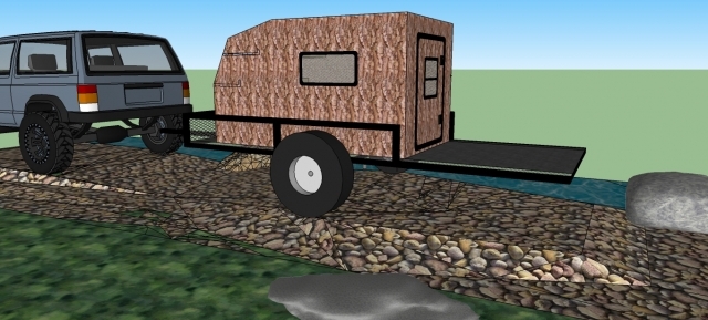 4x7 pod on utility trailer12