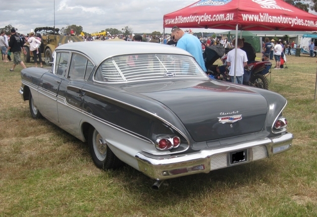 1958 Chevrolet Biscayne 4-Door Sedan (rear)