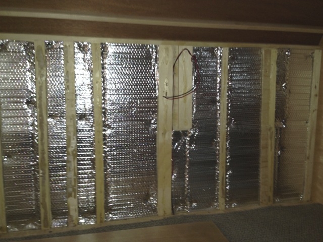 Cabin front framing