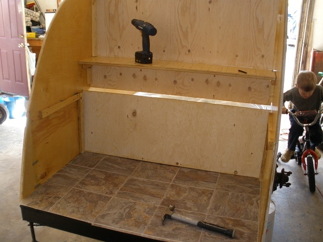 removable counter and bottom board