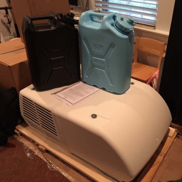 AC and Water Cans