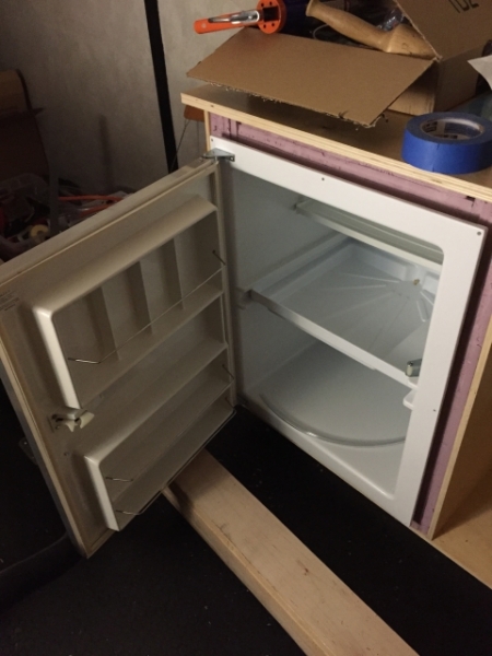 Test Fitting the Ice Box