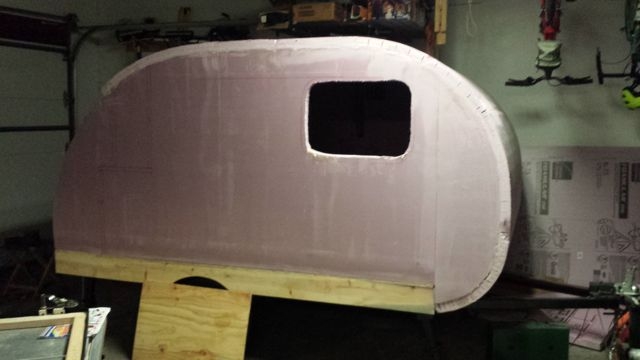 side with small window