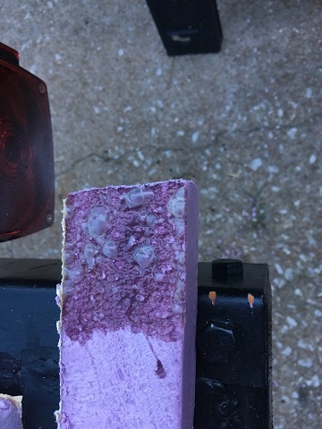 Woodweld eats pink foam