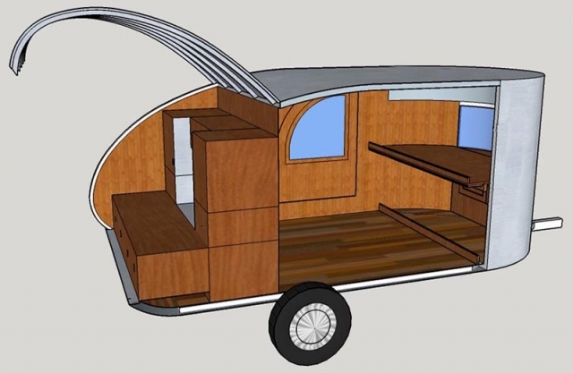 Raindrop nite-bunks cutaway