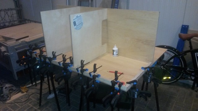 galley clamped