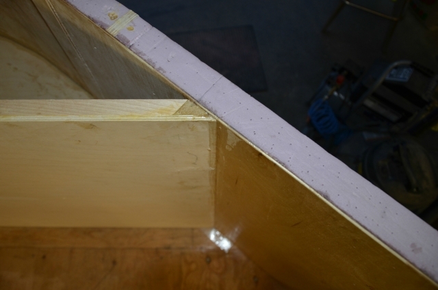 24 May 2015 front compartment glued up 2