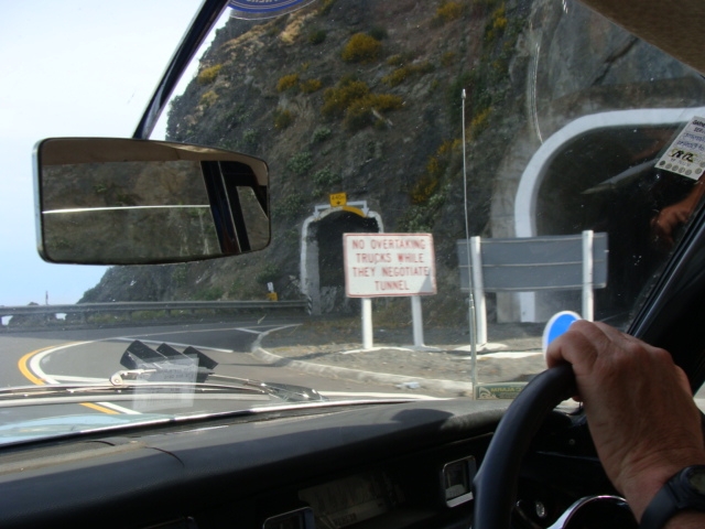 Twin road tunnels. Kaikoura