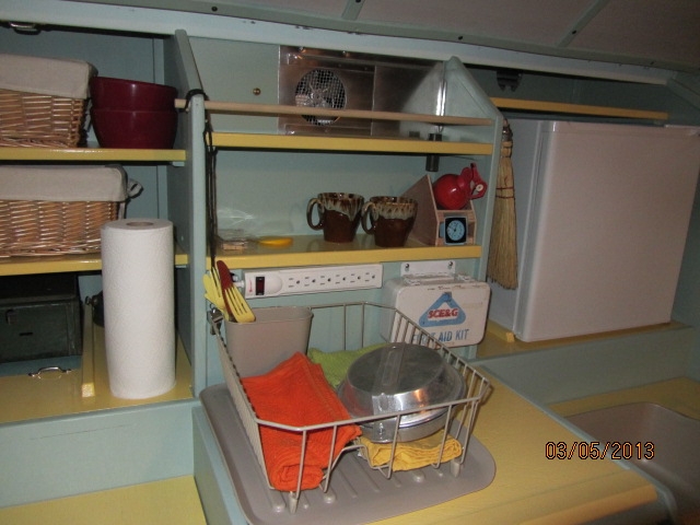 Torpedo galley close-up