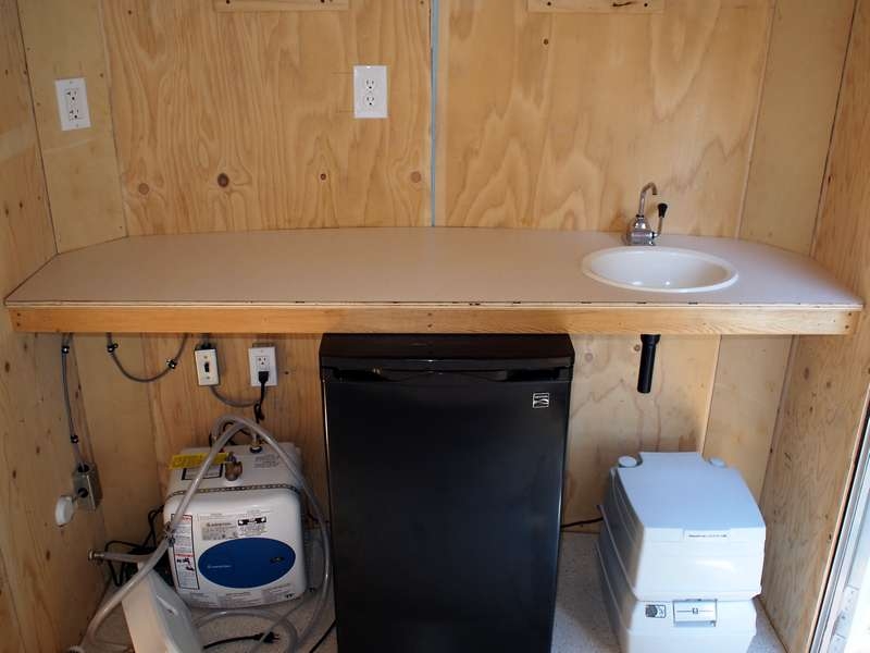 Formica Installed on Galley Counter Top