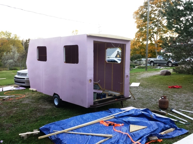 Foamed rear and side