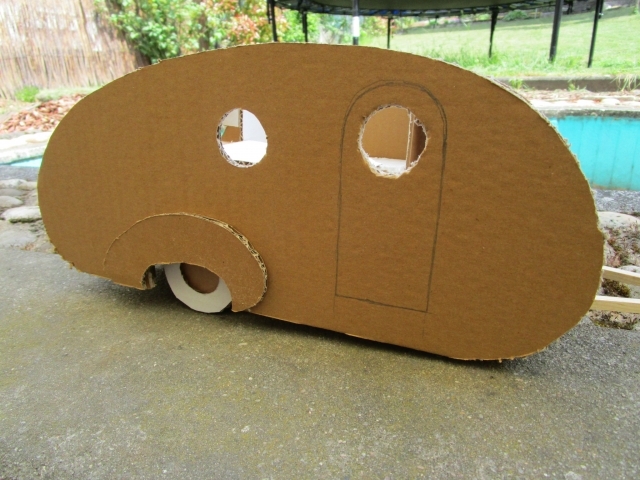 cardboard model profile