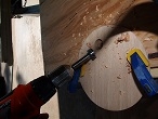 drilled recess