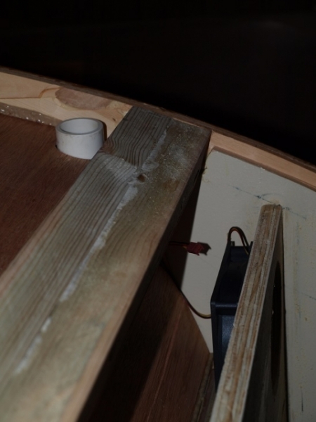Behind foot board cab skin