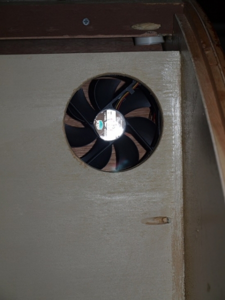 Fan in place
