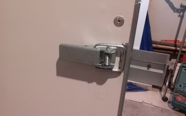 Back door clamp