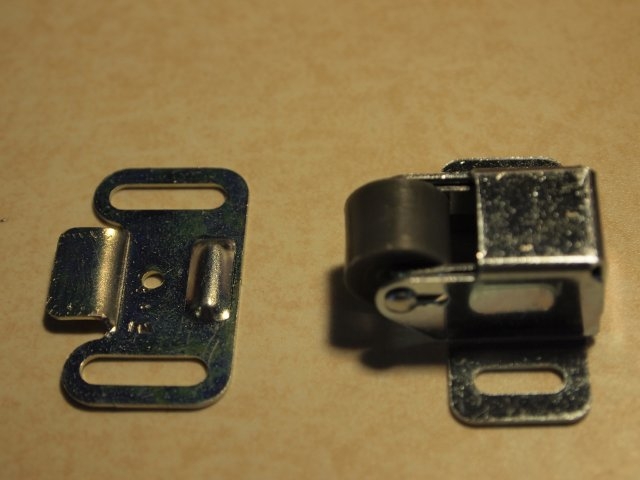 Drawer Latch bent tab