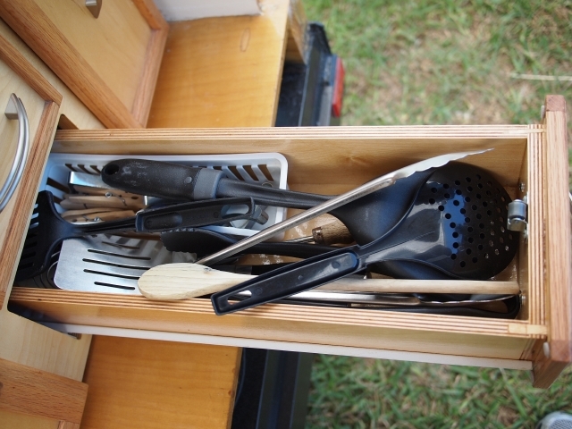 cluttered drawer