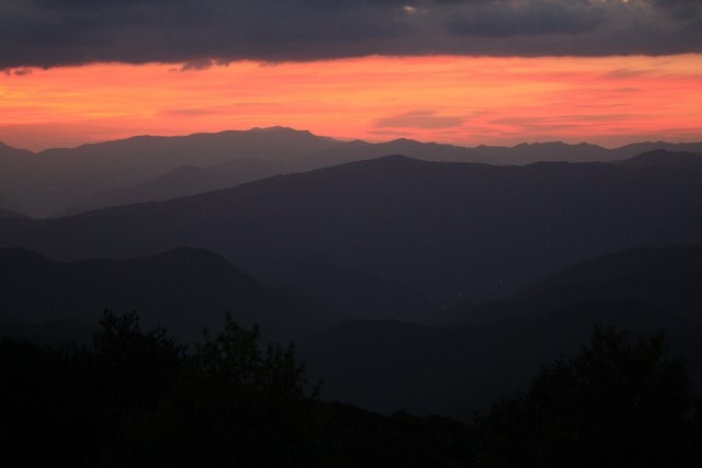 Sunset from an overlook