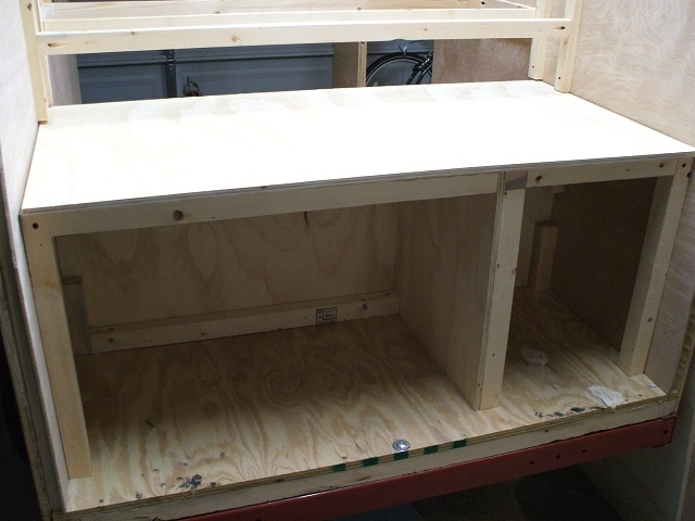 Galley cabinet framing