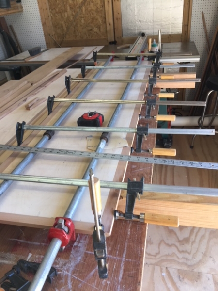 countertop glue up