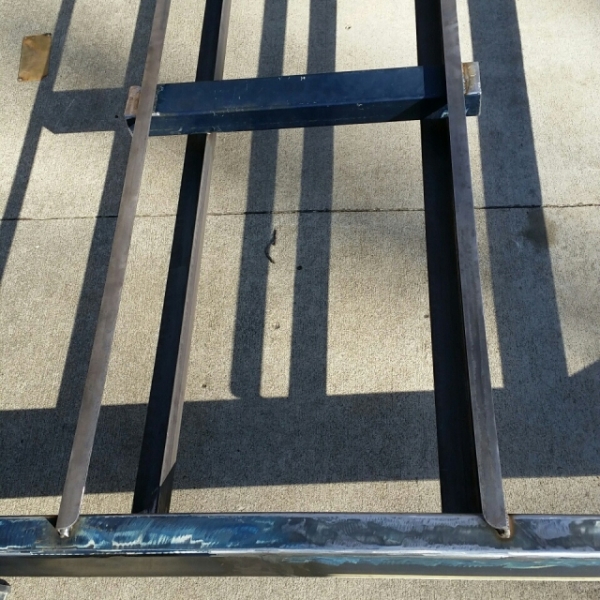 Angle iron -underframe storage