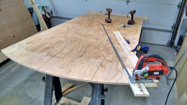Using similar jig for cutting perimeter sidewall blocking