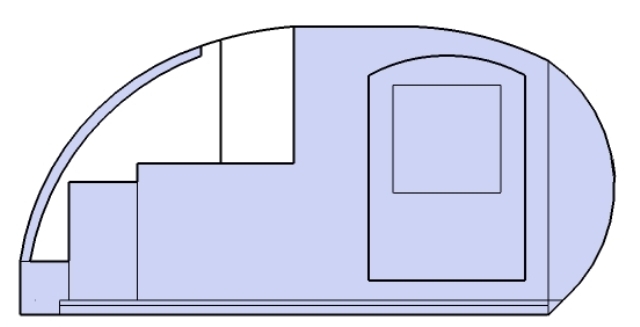 2D 5H X 10L Sketch Up Profile
