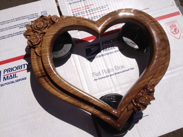 heart frame finished