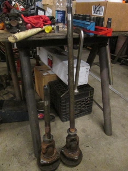Axle Shafts Out