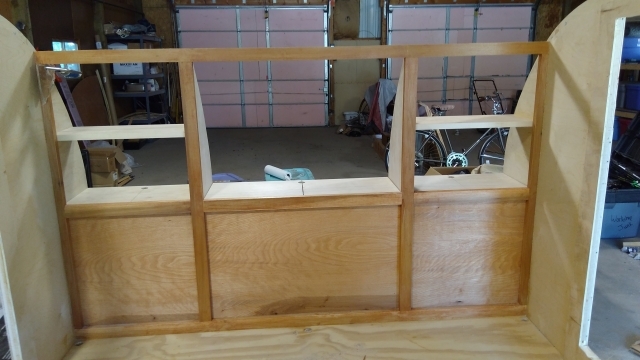 Finished cabinets minus doors