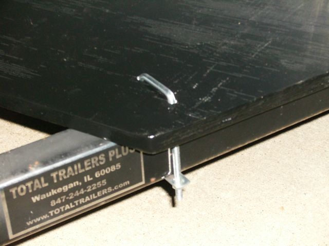 Batt platform bolted in place