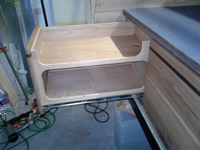 Camp stove drawer