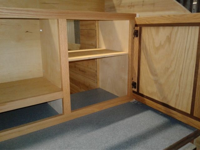 Doors and shelves