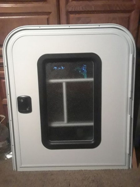 Teardrop door