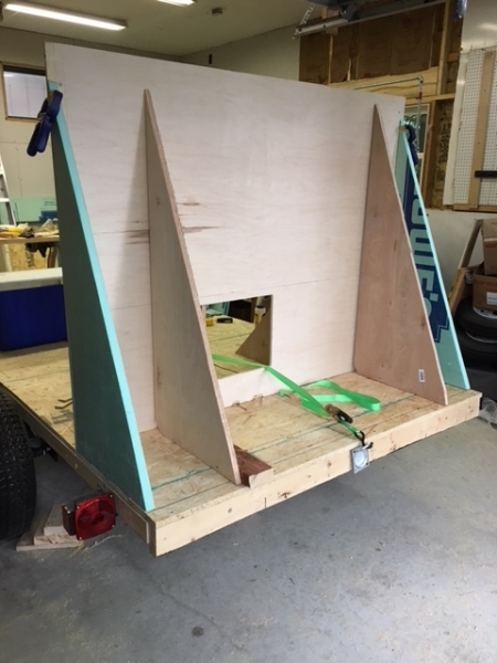 wall glue-up