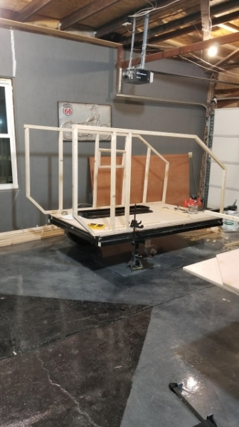 Second wall up