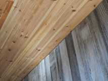 beadboard and barn wood