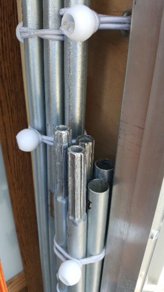 Awning Pole Storage