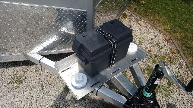 Temporary Battery Tray