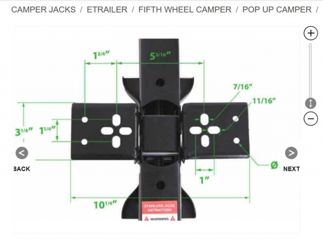 New Scissor jack specs