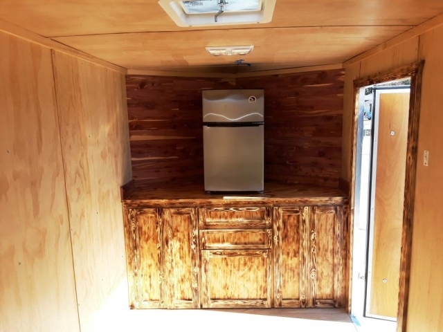 Refrigerator Mounted On Counter Top