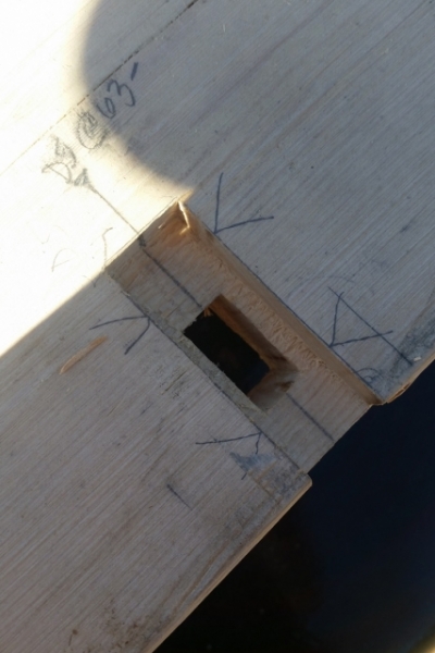 Stud pockets and mortise