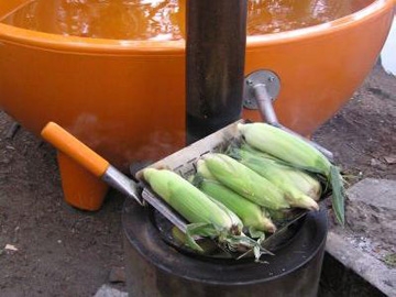 cooking and soaking.
