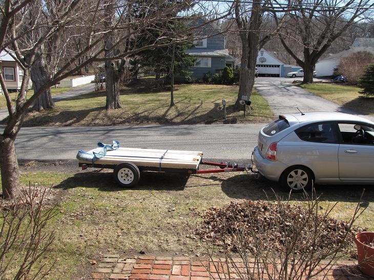 home from lumber yard