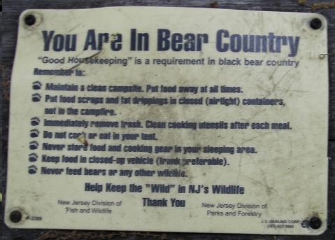 bear sign