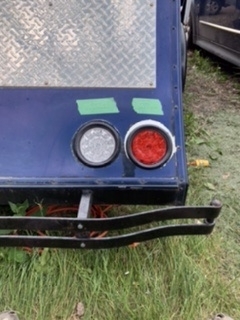 Two tail lights in