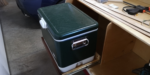 cooler pulled out