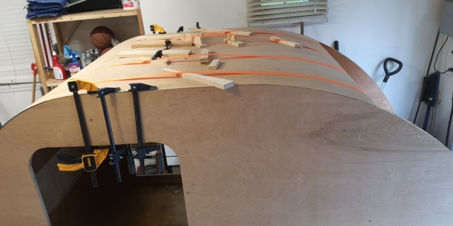 wedges to clamp roof